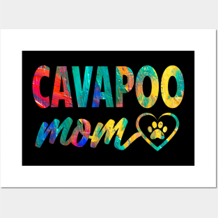 Cavapoo Mom Posters and Art